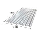 Chapa Sinusoidal Acanalada Cincalum Techos C25 1.5m x 1.1m x 0.5mm