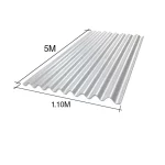 Chapa Sinusoidal Acanalada Cincalum Techos C25 - Imagen 2